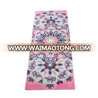 eco friendly unique 1.5mm foldable travel yoga mats custom full printed yoga mat manufacturer