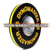 Dynomaster Color Stripe Training Plate Elite Bumper Plate Weight Plate kg