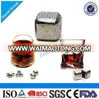 Food Grade With MSDS 304 Stainless Steel Whiskey Ice Cube