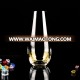 Personalized Crystal Stemless Champagne Flutes Can Customizeed any Logo