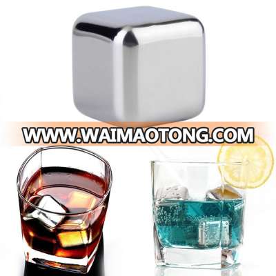 High Quality Stainlees Steel Ice Cube Stones, Customized Whiskey Stones