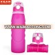 Wholesale Free Sample BPA free Sport Silicone Collapsible Water Bottle