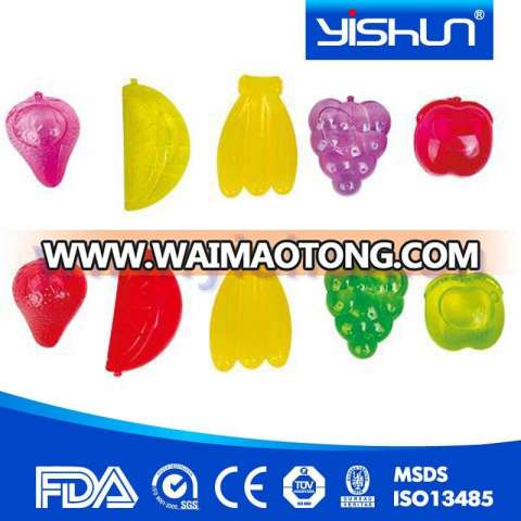 Reusable fruit shaped plastic ice cube for drinks