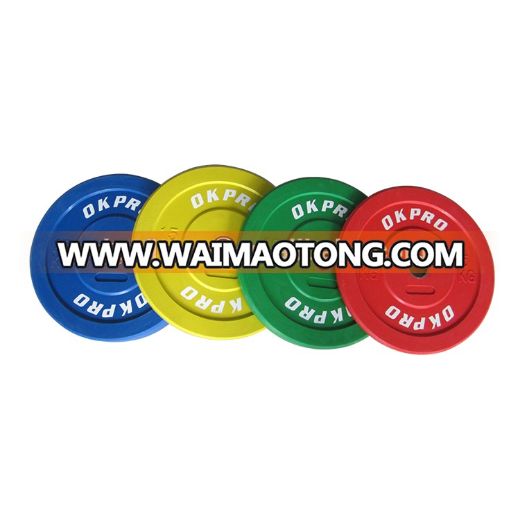 Barbell Weight Plate Competition Weightlifting Rubber Bumper Weight Plate