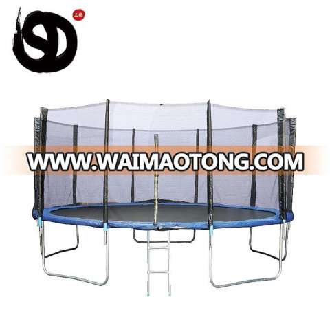 outdoor large 15 ft bungee fitness trampoline with foam pit